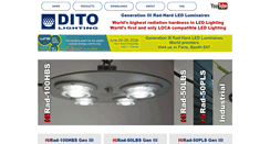 Desktop Screenshot of dito-lighting.com